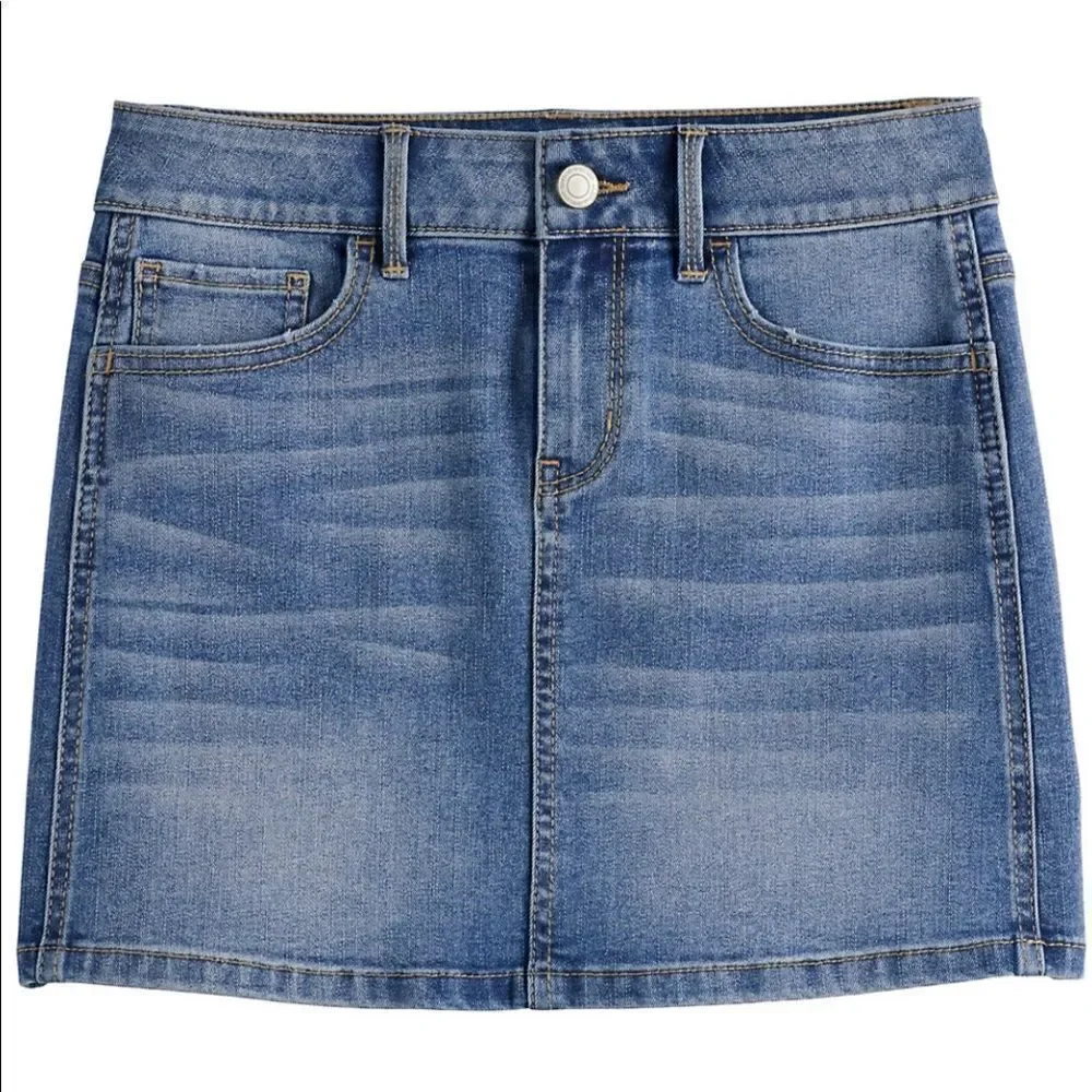 SO GIRLS Denim Stretch Skirt Size 8
